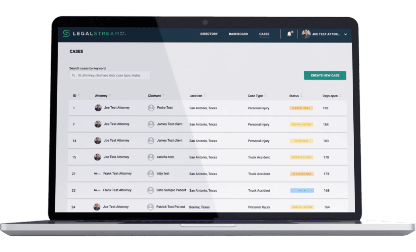 Personal Injury Case Management Software